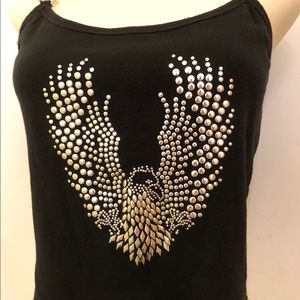 Silver eagle tank top